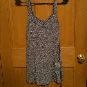 Hollister Black and White Mini Dress